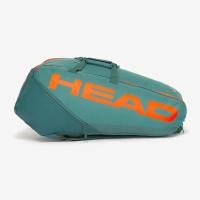 ราคา Head กระเป๋าเทนนิส Pro Racquet Tennis Bag L Dark Cyan Fluo Orange 260213 (20977126944)