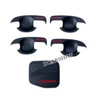 ราคา ชุดแต่ง TOYOTA FORTUNER ฟอร์จูนเนอร์ปี 2005 2014 สีดำด้านโลโก้แดง เบ้ารองมือเปิด ครอบมือจับ ครอบฝาถัง ส่งฟรี (18468105141)