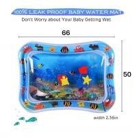 ราคา เสื่อน้ำหัดคลานเด็ก เสื่อน้ำหรรษา ของเล่นเด็ก เบาะน้ำพร้อมปูปลาดุ้กดิ้กในน้ำ เบาะเป่าลม (13452181581)
