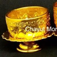 ราคา ขันน้ำพานรอง สีเงินทอง อลูมิเนียม ขนาดเล็ก (7548327303)