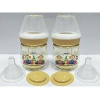 ราคา ATTOON ขวดนมคอกว้างสีชา 5Oz 8Oz 2ขวด เนื้อขวดTritan Gold ขวดนมสีชาคอกว้างพร้อมจุก ขวดนม 8 ออนซ์คอกว้าง สีชา แบรนด์ แอดตูน (12146232713)