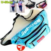 ราคา กระเป๋าสะพายข้างและคาดเอวหนังแก้วสกรีนSubcrew US003หนังแก้วเงา (6270122114)