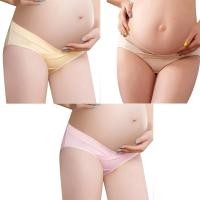 ราคา O41PC Cotton Maternity Panties Low Waist Underwear Khaki M (20529769657)