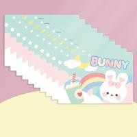 ราคา ชุดกระดาษซองจดหมายการ์ตูนหมีและกระต่ายน่ารัก10ชิ้น (16994269815)