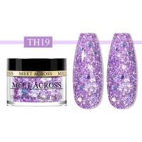 ราคา พบกันใหม่12สีผงทาเล็บชมพูและม่วงแวววาวสีนู้ดโปร่งแสงชุดผงทาเล็บแบบจุ่มสำหรับร้านทำเล็บบ้าน5ก (19242596079)