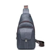 ราคา SCHLATUM กระเป๋าหน้าอกหนังแท้สำหรับสไตล์ผู้ชายแฟชั่นกระเป๋าลำลองใส่ของได้เยอะกระเป๋าสะพายหนัง (20419831771)