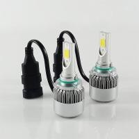 ราคา หลอดไฟหน้าLED รุ่น C6 ขั้ว H1 H3 H4 H7 H8 H9 H11 9005 HB3 9006 HB4 36W 9V 36V 3600LM C6 6000K แสงสีขาว 1คู่ 12V 24V (15688498934)