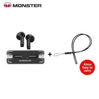 ราคา ส่งจากไทย Monster XKT08 TWS บลูทูธ 5 3 หูฟังไร้สาย หูฟังเล่นเกม มีไมค์ในตัว กันน้ำ IP54 เสียงไฮไฟเบสแน่นๆฟังต่อเนื่อง 4 5 ชั่วโมงแถมสายคล้องคอ (19571363110)