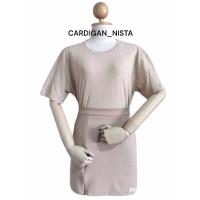 ราคา ป้ายแท้ My top เสื้อยืด ทวิสหลัง ผ้าสลาฟ E 142 CARDIGAN NISTA MT25C (19099686098)