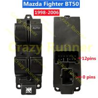 ราคา 12pins ด้านหน้าขวา สวิทช์กระจกไฟฟ้า สวิทช์กระจกประตู สวิทซ์ยกกระจก Mazda Fighter B Series B2500 UN 1998 2006 Mazda 6 2003 2005 (21037686580)