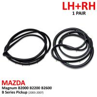 ราคา ยางกันกระแทกขอบประตู ยางขอบประตู รุ่น 2 ประตู สีดำ สำหรับ Mazda Magnum B2000 B2200 B2600 B Series Pickup ปี 1986 1996 (3678998619)