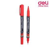 ราคา Deli ปากกามาร์คเกอร์ 2 หัว Permanent Marker U104 สำหรับเขียนซองพลาสติก ปากกามากเกอร์ ปากกาเขียนซีดี ปากกาเขียนบนพลาสติก ปากกาอเนกประสงค์ ปากกาเขีย (791658237)
