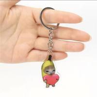 ราคา Funny Cat Phone Chain Banana Cat Keychain Cute Banana Cat Charm Funny Cat Keychain Cat Expression Keychain (20045646580)