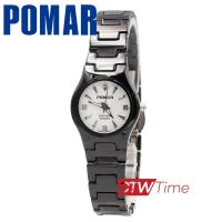 ราคา Pomar นาฬิกาข้อมือผู้หญิง สายเซรามิก รุ่น PM76001B02 สีดำ หน้าปัดขาว (7978759823)