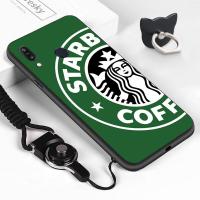 ราคา Jinsouwe เคสมือถือเคสโทรศัพท์เคส ASUS Zenfone Max M1 ZB555KL X00PD Max Pro M1 ZB601KL ZB602KL X00TD Live ZB501KL แหวนนิ้วมือ Lanyard การ์ตูน Starbucks สำหรับชายหญิงปลอกซิลิโคน TPU เคสโทรศัพท์ S (97039