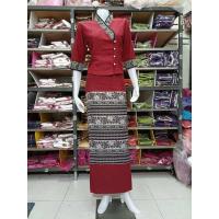 ราคา ชุดผ้าฝ้ายไทยล้านนา ชุดเจ้านาง ชุดผ้าฝ้ายพื้นเมืองชุดไทยประยุกต์ (10741698037)