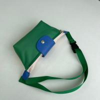 ราคา 100 แท้ Longchamp Official Shop กระเป๋า101700 RE PLAY เป็นมิตรกับสิ่งแวดล้อม Colorblock Mini ไนลอน Fanny Pack ยาว Champ 2022แฟชั่นผู้หญิงกระเป๋า (16385342049)