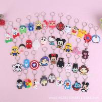 ราคา สุ่มลาย มี 20 แบบให้เลือก พวงกุญแจลายการ์ตูน hellokitty Captain America Doraemon (19022469791)