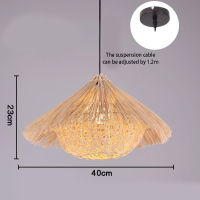 ราคา โคมไฟระย้าไม้ไผ่สไตล์จีนสร้างสรรค์โคมไฟทอด้วยมือโคมไฟระเบียงห้องนอนโคมไฟร้านอาหารโคมระย้าศิลปะทำจากไม้ไผ่ไม้ไผ่สาน (18863749647)