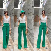 ราคา Button pants กางเกงขาม้ากระดุมหน้า (20929944005)