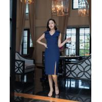 ราคา Navy Theme ธีมงานสีกรม ชุดสีกรม เดรสออกงานสีกรม (20358992958)