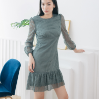 ราคา Mistmondae เดรส Circa lace dress เดรสลูกไม้ เดรสแขนซีทรู เดรสลูกไม้สั้น เดรสแขนยาว เดรสทำงาน เดรสผู้หญิง เดรสทำงานผู้หญิง ชุดทำงาน MM70006 (1062162193)