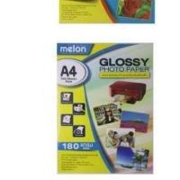 ราคา กระดาษผิวมัน Photo A4 Melon Glossy Photo Paper หนา 130 240แกรม 100 แผ่น 1เเพ็ค (1148448250)