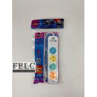 ราคา FELC 01 รางปลั๊กไฟ ปลั๊กไฟรุ่นJMF ปลั๊กพวงไฟมีสวิตช์เปิดปิดควบคุมการทำงาน ขนาดสาย 3เมตร 5เมตร 10เมรต 3ช่อง มีUSB ได้มาตรฐานปลอดภัยมี มอก (19590610705)