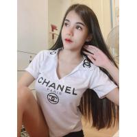 ราคา พร้อมส่ง เสื้อยืดนมโต เสื้อยืดรัดรูป เข้ารูป ฟรีไซส์ XS M อก32 36 จ้า (13302497083)