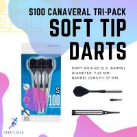 ราคา CANAVERAL S100 Canaveral Soft Tip Darts Tri Pack ลูกดอก Canaveral ปลายนุ่มรุ่น S100 แพ็ค 3 ชิ้น ปาเป้า Darts กระดานปาเป้า ปาเป้าลูกดอก ลูกดอก หางลูกดอก (12618118474)
