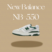 ราคา New Balance NB 550 premium pack เป็นแฟชั่นแฟชั่น รองเท้าบาสเก็ตบอล รองเท้าผู้ชาย รองเท้ากีฬา รองเท้าหญิง ขาวและเขียว White green (21002472050)