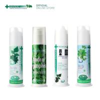 ราคา Pack Set Dentiste Mix Toothpaste Pump Set 4 เซ็ตยาสีฟันครบสูตร Original 120g Premium White 120g ฟ้าทะลายโจร 100g Sensitive 100g (9911705438)