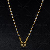 ราคา สร้อยคอสองกษัตริย์ กลมเม็ดเล็ก 2 มิล งานเคลือบแก้ว ใส่อาบน้ำได้ N 548 (17309161559)