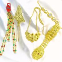 ราคา March jewelry ชุดไทยประยุกต์ เครื่องประดับชุดไทย ราคาถูก สร้อยคอสีทอง (9869564451)