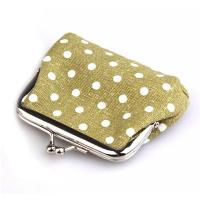 ราคา Cute Girl Mini Purse Polka Dots Pattern Coin Change Key Pouch Snap Closure (20126719620)