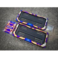 ราคา กรอบป้ายทะเบียนไทเทลิงพรางทอง พรบ ไทเท อุปกรณ์พร้อมติดตั้ง (18358978508)