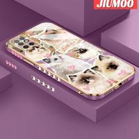 ราคา JIUMOO เคสสำหรับ Infinix Note 8 8i ขอบสี่เหลี่ยมดีไซน์ใหม่แมวน่ารักๆเคสเคสโทรศัพท์กันกระแทกซิลิโคนนิ่มคลุมทั้งหมดป้องกันเลนส์กล้อง (20792842413)