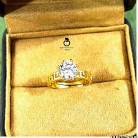 ราคา แหวน 0574 หนัก 1 สลึง แหวนทองเคลือบแก้ว แหวนทองเคลือบแก้ว ทองสวย แหวนทอง แหวนทองชุบ แหวนทองสวย แหวน (19390768211)