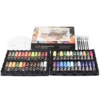 ราคา Rex TT สีอะคริลิค 48 สี 22ML ชุดภาพวาดเด็ก dly ศิลปะอุปกรณ์วาดภาพกราฟฟิตี Acrylic painting (14809154705)