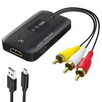 ราคา EKDWET ความละเอียดสูง รองรับ1080P สายสัญญาณเสียง RCA หญิง ชาย อะแดปเตอร์วิดีโอ AV RCA เป็น HDMI ตัวแปลง AV เป็น HDMI ตัวแปลงเสียง ตัวแปลง AV เป็น HDMI ตัวแปลง HDMI (21021018028)