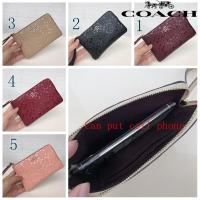 ราคา กระเป๋าสตางค์แฟชั่นสำหรับผู้หญิงหนังแก้ว Embossed คลัทช์สไตล์ข้อมือถือกระเป๋าโทรศัพท์58034 (8846675235)