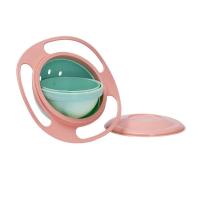 ราคา เด็ก Gyro Bowl 360หมุน Proof เด็กการออกแบบโรตารี่ Balance Solid อาหารจานชาม (21171082518)