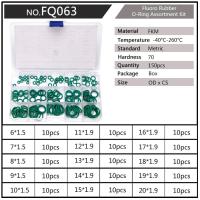 ราคา พร้อมสต็อก 15ขนาดที่มีอยู่ OD ขนาด6 35มิลลิเมตรความหนา1 3 1มิลลิเมตร PCP ทนทานซ็อกเก็ต Fluoro ยาง PCP นุ่มรอบ O แหวนชุดสีเขียวปะเก็นเปลี่ยนปิดผนึกโอริง O แหวนชุด (5233936827)