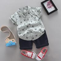 ราคา เสื้อผ้าแฟชั่นเด็กผู้ชาย เสื้อ กางเกงset2ชิ้น (20892355641)