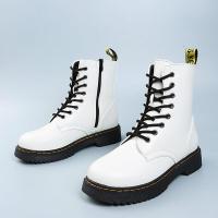 ราคา จัดส่งด่วน รองเท้าบูทผู้หญิง ใหม่ อังกฤษ รองเท้าบูทหุ้มข้อ 2022 รองเท้าบูทหุ้มข้อสีดำ สีขาว บูทสั้นสไตล์เกาหลี อเนกประสงค์ 36 41 (15853713127)