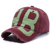 ราคา 2023 new all match retro baseball cap mens old washed denim cap soft top printed letters sun visor women (19670256676)