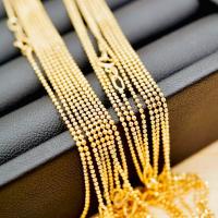 ราคา พร้อมส่ง สร้อยคออิตาลีทองคำแท้ ลายไข่ปลาเพชร ทองคำแท้9K ทอง37 5 ไม่ลอก ไม่ดำ จำนำซื้อขายได้ (16550564069)