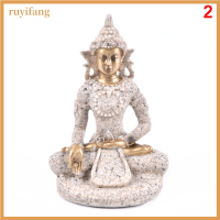 ราคา ruyifang Kada ขายดีสุดฮ็อต รูปปั้นพระพุทธรูปหินทรายไทยรูปปั้นฮวงจุ้ยตุ๊กตาตกแต่งบ้าน (19912810709)