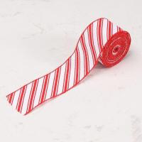 ราคา 5 M Roll Christmas Ribbon Wired Edge DIY Burlap Fabric Swirl Ribbon Gift Wrapping Christmas Tree Ribbon Wreath Bows Crafts Gift Wrapping Bags (19904314154)