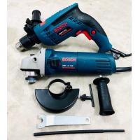 ราคา แพ็คคู่สุดคุ้ม Bosch สว่านไฟฟ้า 3 หุน หินเจียร 4 นิ้ว (20293856050)